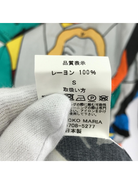 WACKO MARIA　天国東京百柄図 長袖シャツ　S[値下]