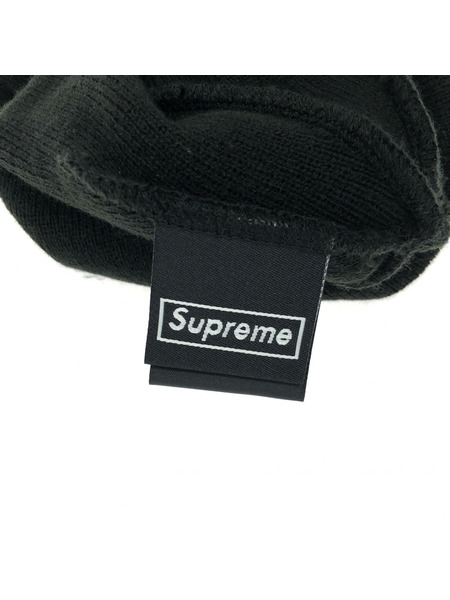 Supreme×NEW ERA Sロゴニット帽 黒