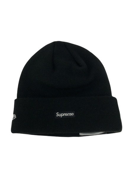 Supreme×NEW ERA Sロゴニット帽 黒