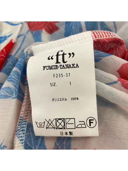 FUMIE=TANAKA/sheer print long t-shirts/1