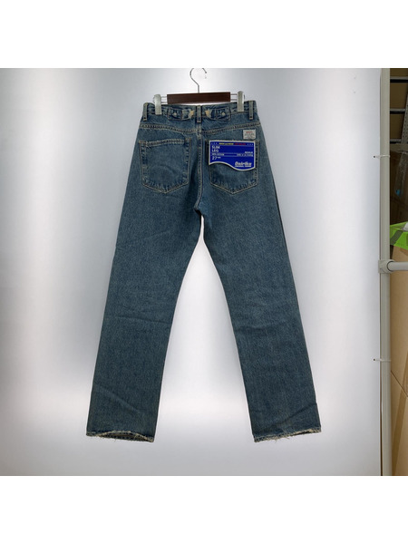 DAIRIKU 22SS Coating Denim Pants 27 ブルー