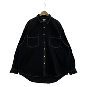 graphpaper 21SS/Denim Regular Collar Shirt 1