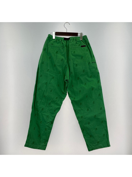 XLARGE パンツ × GRAMICCI EMBROIDERY RESORT PANT/グリーン
