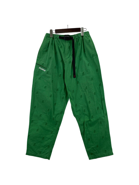 XLARGE パンツ × GRAMICCI EMBROIDERY RESORT PANT/グリーン