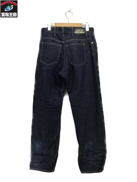 GUCCI 裾刺繍 デニムパンツ 669645(38)