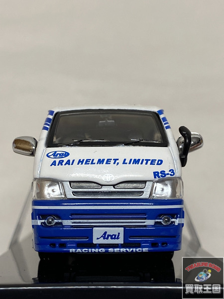 京商　1/64 TOYOTA HIACE ARAI HELMET