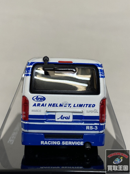 京商　1/64 TOYOTA HIACE ARAI HELMET