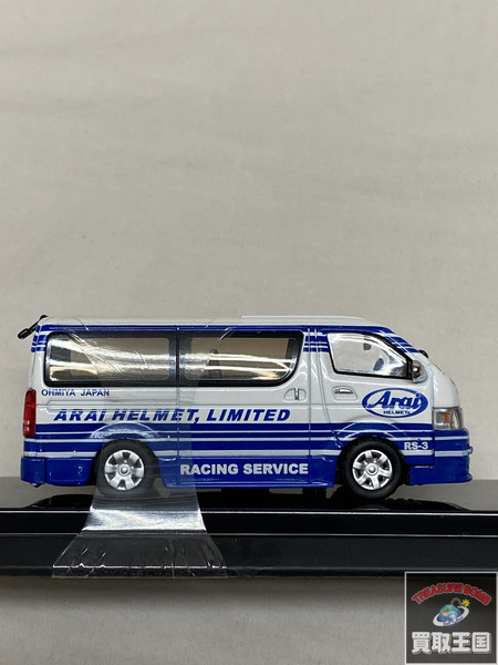 京商　1/64 TOYOTA HIACE ARAI HELMET