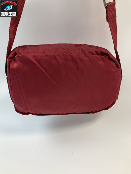 PRADA プラダ ナイロン ショルダーバッグ レッド