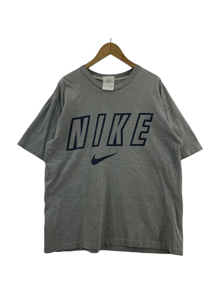 OLD・VINTAGE NIKE ビッグロゴTee グレー L