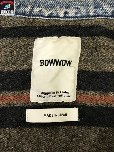 BOW WOW デニムジャケット BLANKET LINED DENIM JK AGING (XL)