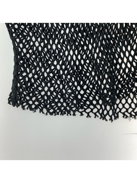 SHAREEF BIG MESH DOLMAN S/S T 22315051 黒