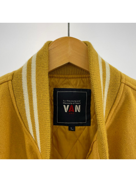 VAN JAC ジャケット スタジャン 黄 (L)