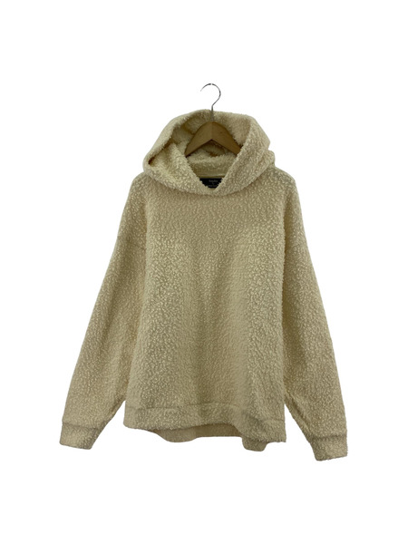 kujaku Wool Cotton BOA Hoodie Pullover ボアパーカー 1 アイボリー