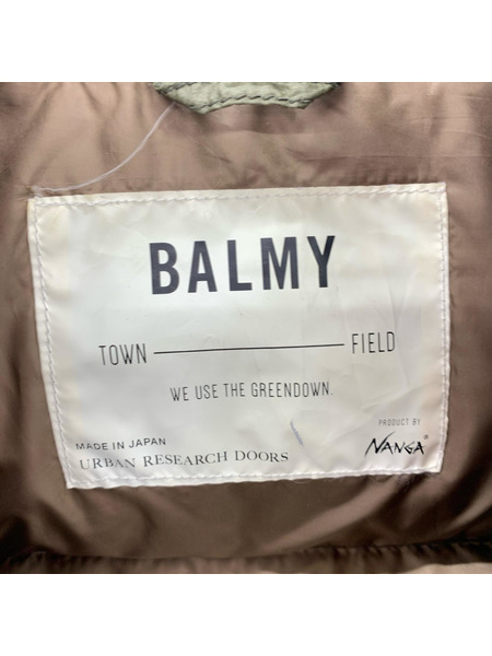 URBAN RESEARCH ダウンベスト ×NANGA カーキ