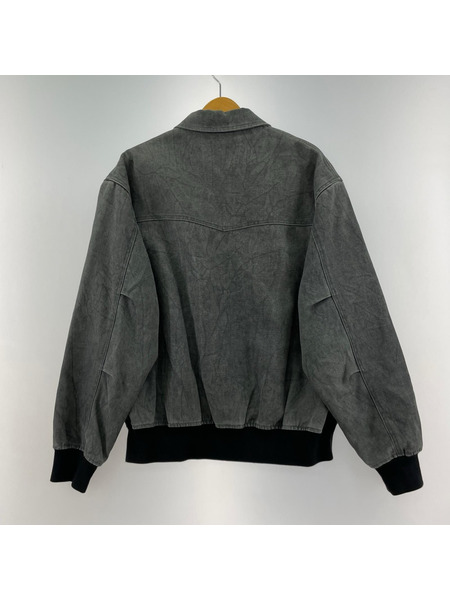 HUF デニムジャケット HEMP FOLD COLLAR ZIP JACKET