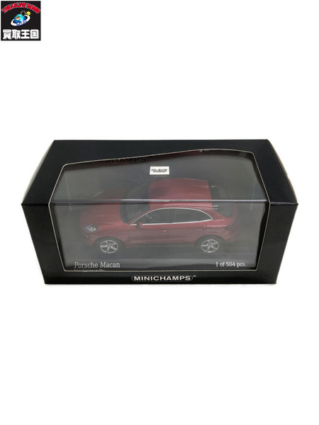 Minichamps Scale Porsche Macan 2013 Red Meta