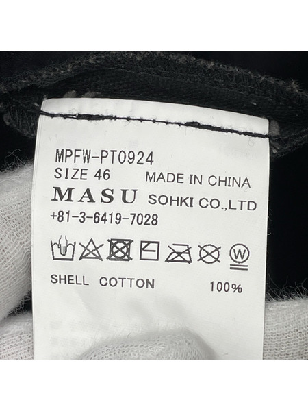 MASU FLOCKY WEB FLARE PANTS フレアパンツ (46) MPFW-PT0924