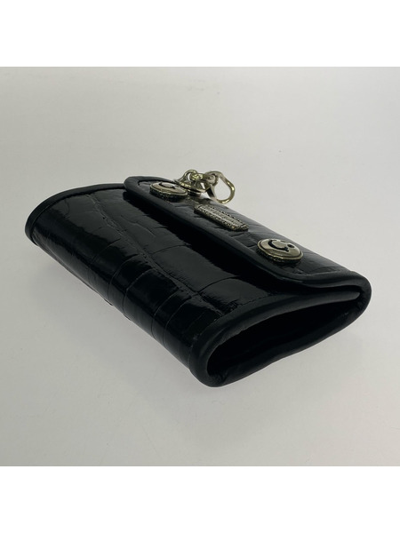 BILL WALL LEATHER コンパクトウォレット W980 Shiny Alligator Wallet