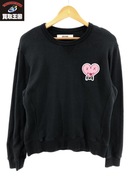 felkod Tattered Heart Emblem Sweat Pullover(S)F21W030 [値下]