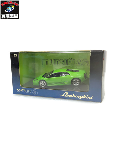 AUTOart 1/43 ランボルギーニ ムルシエラゴ ネオングリーン 54514