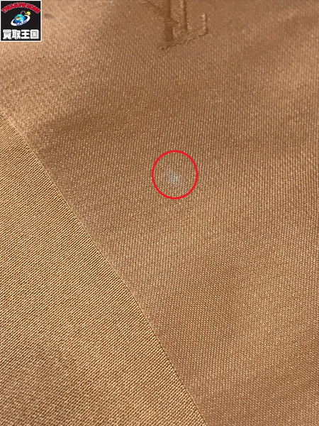 LV 小物 モノグラム　シルク　スカーフ オレンジ