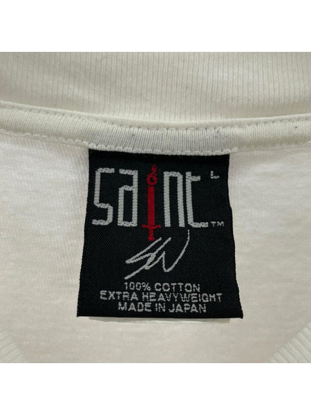 SAINT MICHAEL 半袖Tシャツ・カットソー SW SS TEE VEGES ホワイト L