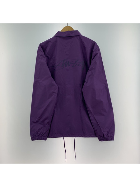 STUSSY ジャケット CRUIZE COACH JACKET PURPLE SIZE:M