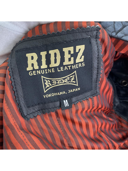 レザージャケット RIDEZ 黒 M