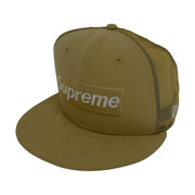 Supreme×NEW ERA 24SS BOX LOGO Mesh Back CAP Light Gold