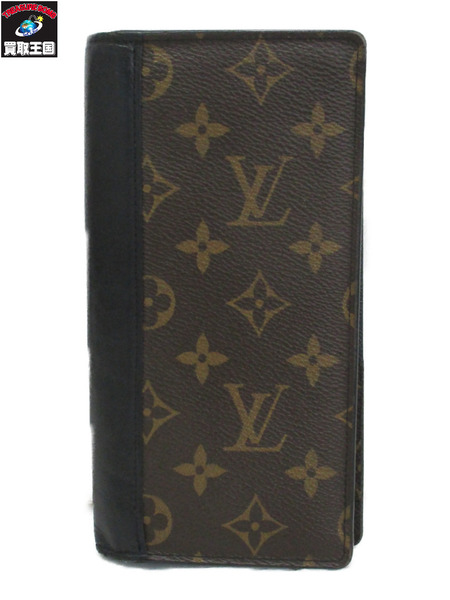 長財布 LV/ポルトフォイユ・ブラザ/モノグラム・マカサー/M69410[値下]