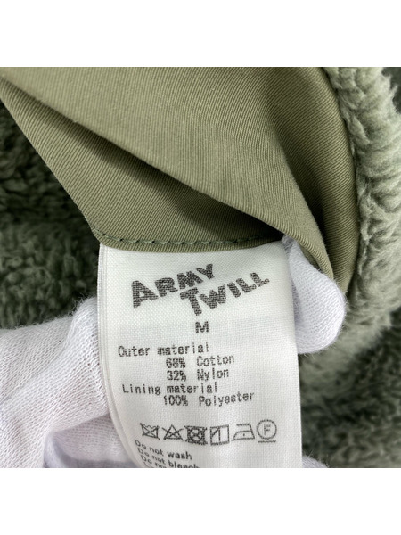 ジャケット ARMY TWILL  コットン ナイロン リバーシブル ジャケット M