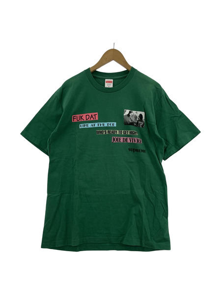 Supreme 2022AW DE VIVRE TEE GREEN SIZE:M