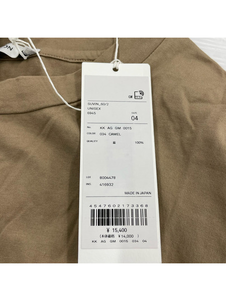 ATON　Tシャツ SIZE 04 SUVIN 60/2