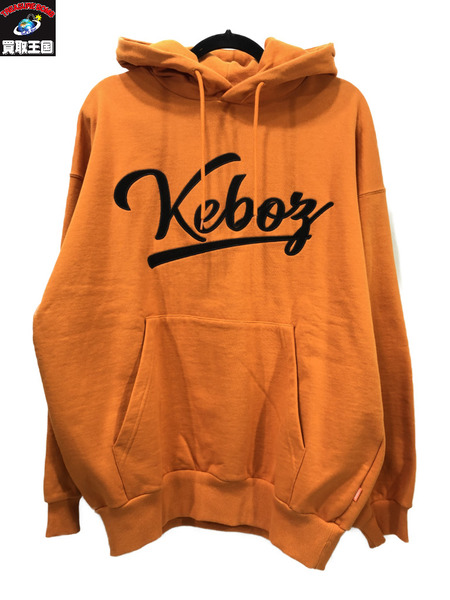 Keboz　ICON LOGO SWEAT HOODIE/M/オレンジ/ケボズ[値下]