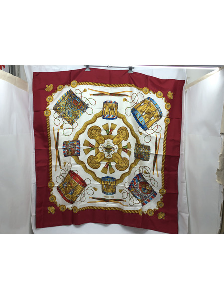 HERMES/大判スカーフ/SILK100％[値下]