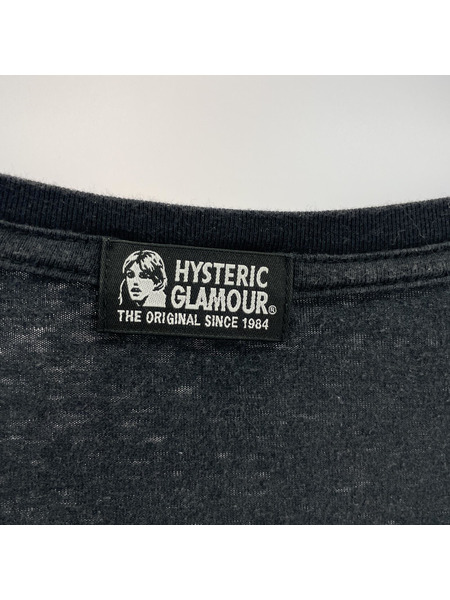 HYSTERIC GLAMOUR　SSカットソー/BLK