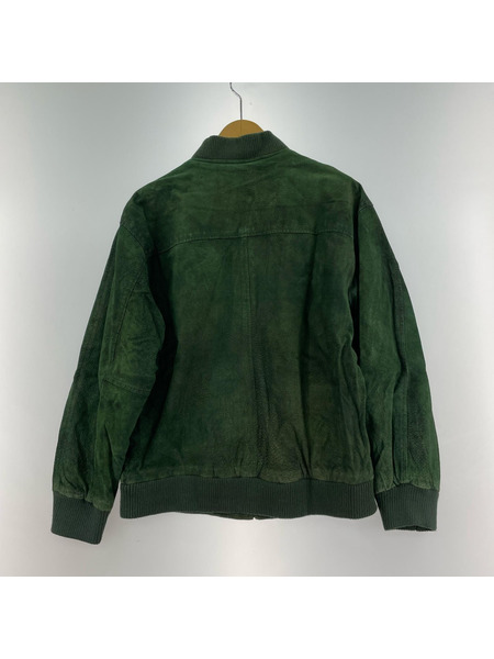 OLD・VINTAGE レザージャケット LOLDANTHONY スエードブルゾン M GRN