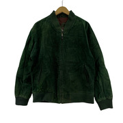 OLD・VINTAGE レザージャケット LOLDANTHONY スエードブルゾン M GRN