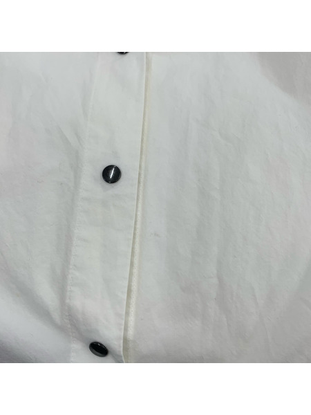 長袖シャツ FORMO スナップシャツ 白