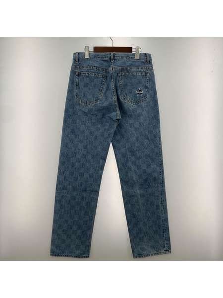 Supreme 20AW Regular Jean Washed Checkerboard 30