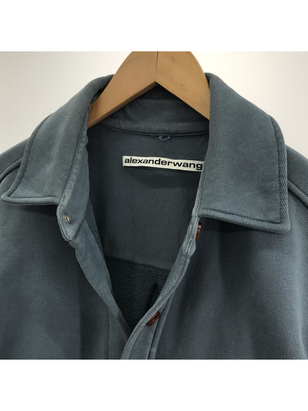 Alexander Wang スナップシャツジャケット 青