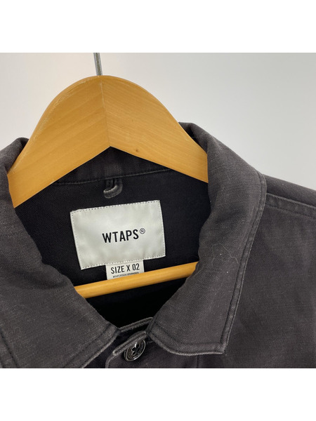 WTAPS 18SS HBT LS SHIRT BLACK