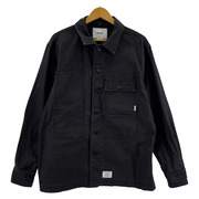 WTAPS 18SS HBT LS SHIRT BLACK