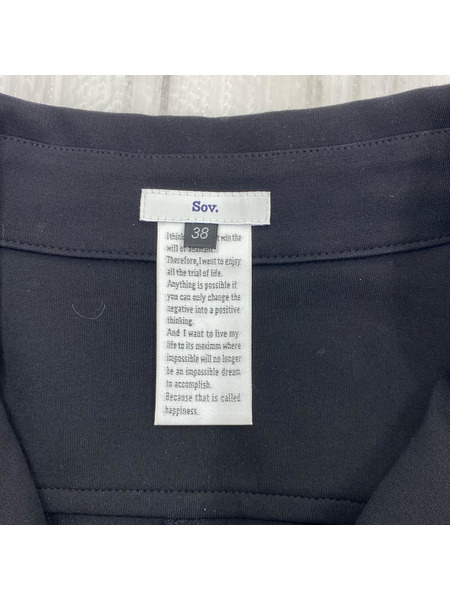 Sov.(DOUBLE  STANDARD  CLOTHING) ジャケット 2way コートワンピース/BLK