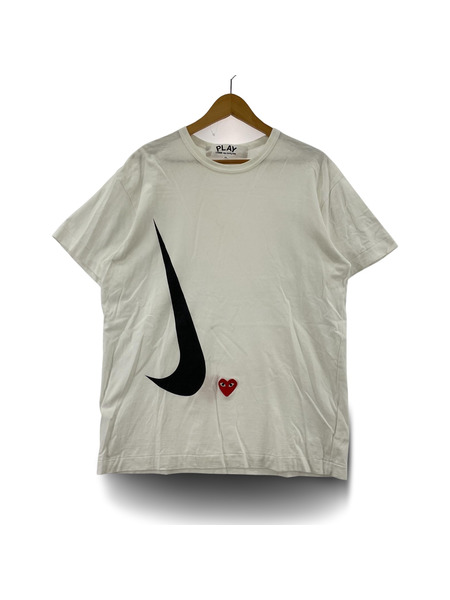 PLAY COMME des GARCONS × NIKE S/S カットソー 白