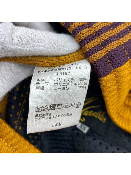 Needles パンツ IN182/トラックパンツ/黄