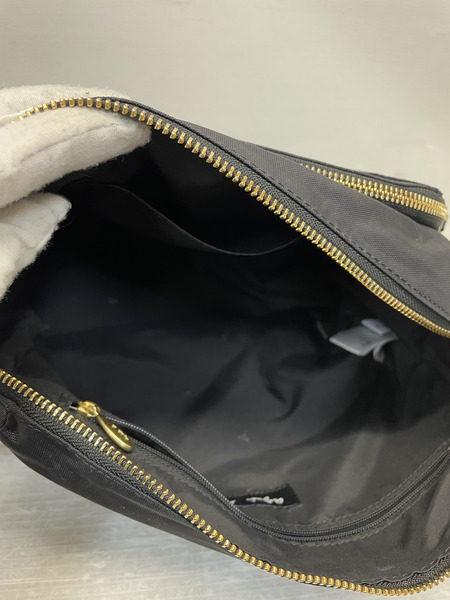 agnes b. ナイロンショルダーバッグ ブラック FT03A-05