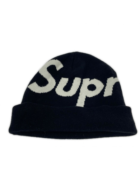 Supreme ニットキャップ Big Logo Beanie ニットキャップ ブラッ