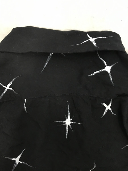 メンズラグ衣料 オープンカラーシャツ シューティングスター 37 黒